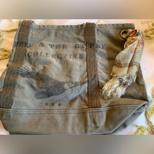 Brand new with tags never opened spell and the gypsy “traveler “tote! Khaki